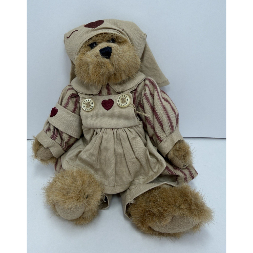 Boyds Bears the Archive Collection "Nurse Bailey" 8" Plush Vintage 90s